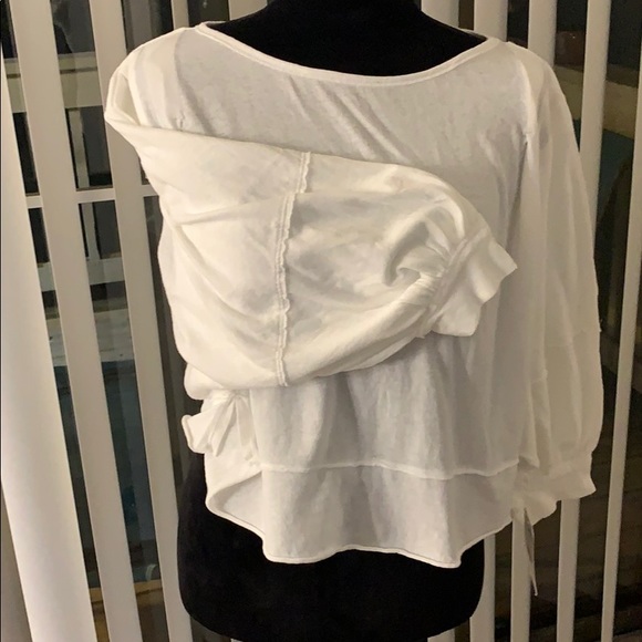 Free People We The Free white crop top - Picture 3 of 8